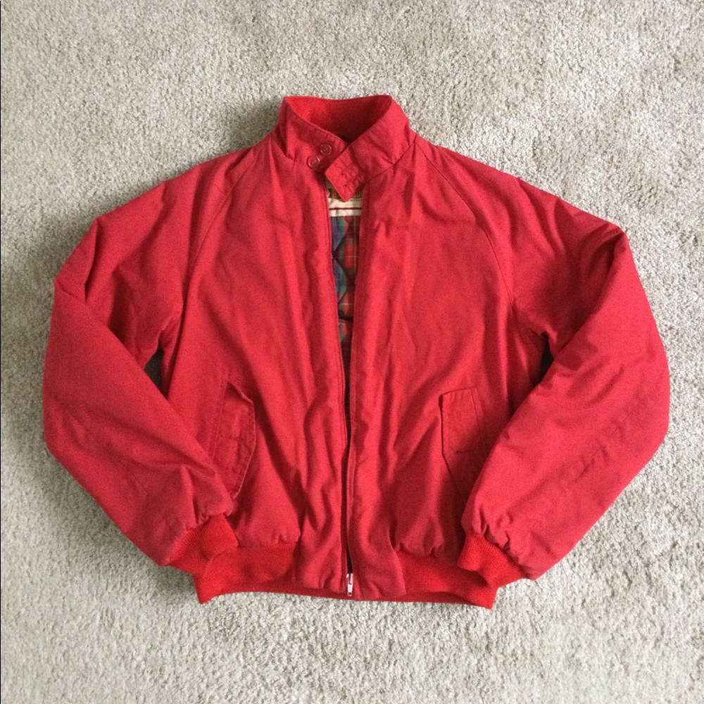 Red Baracuta Jacket